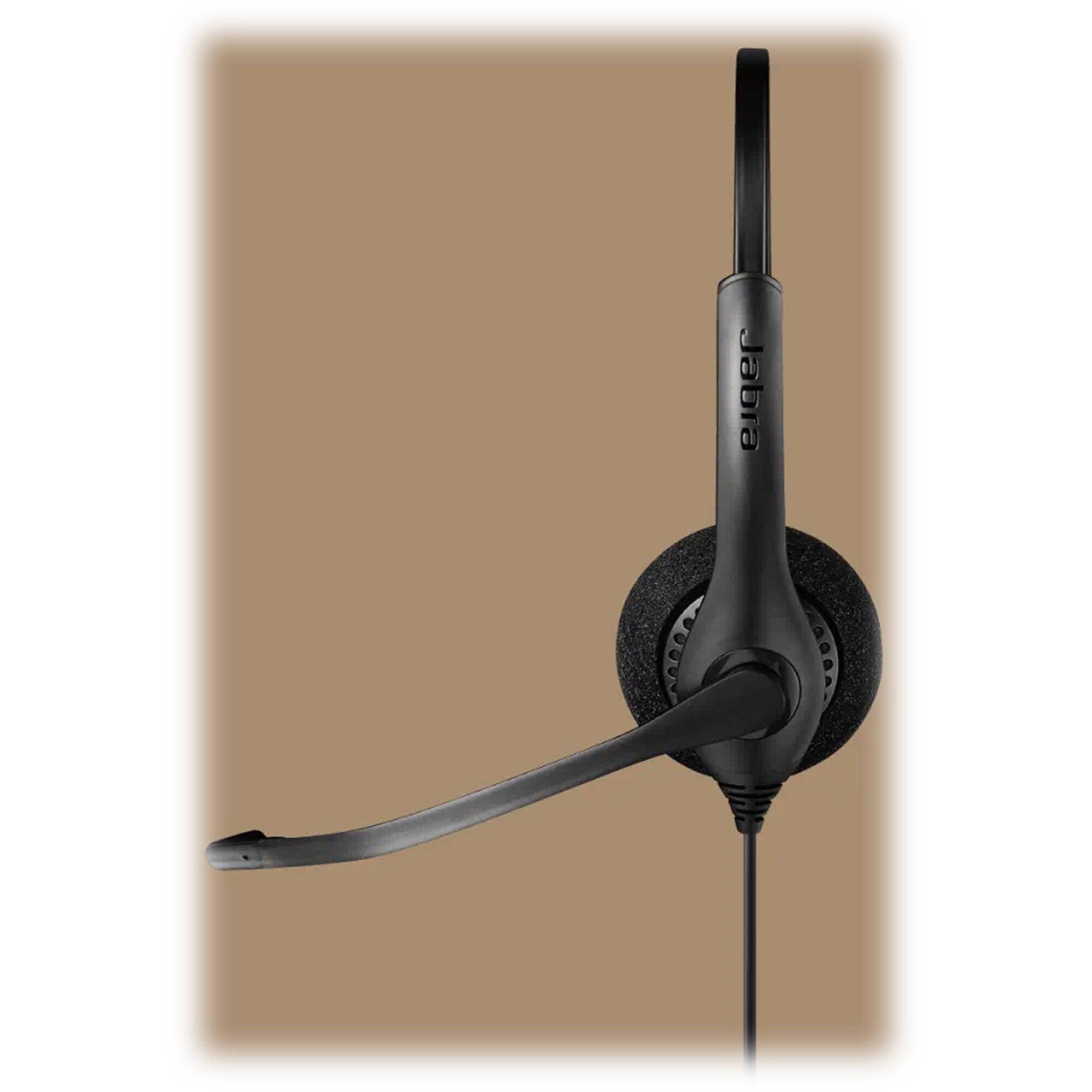 Jabra BIZ 1500 Duo QD GSA wired dual-ear headset with boom microphone and Quick Disconnect