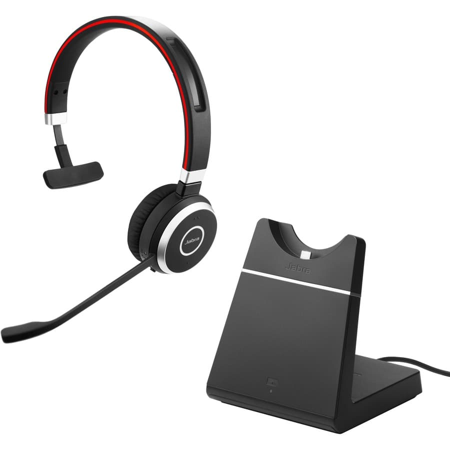 Jabra Evolve 65 SE Link380A UC Mono Stand | Wireless Headset
