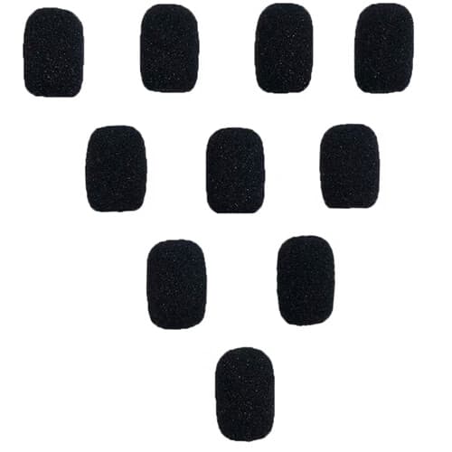 Jabra Slim Foam Mic Cover 10-Pack | Headset Accessory, Foam