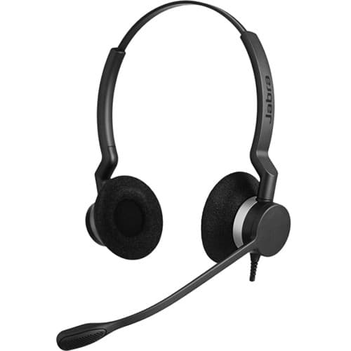 Jabra BIZ 2300 QD Duo NC Wired Headset | UC, Noise Canceling