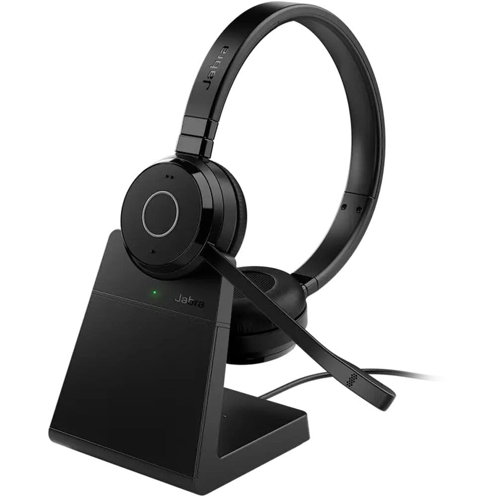 Jabra Evolve 65 TE Stereo Wireless Headset | MS Certified, Link390A